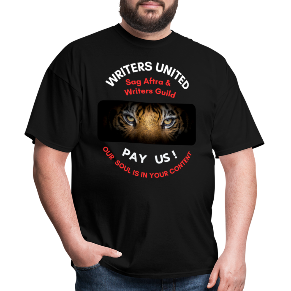 "Writers United" T-Shirt Black - black