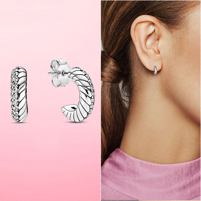 Asymmetrical Fashion Hoop Earrings