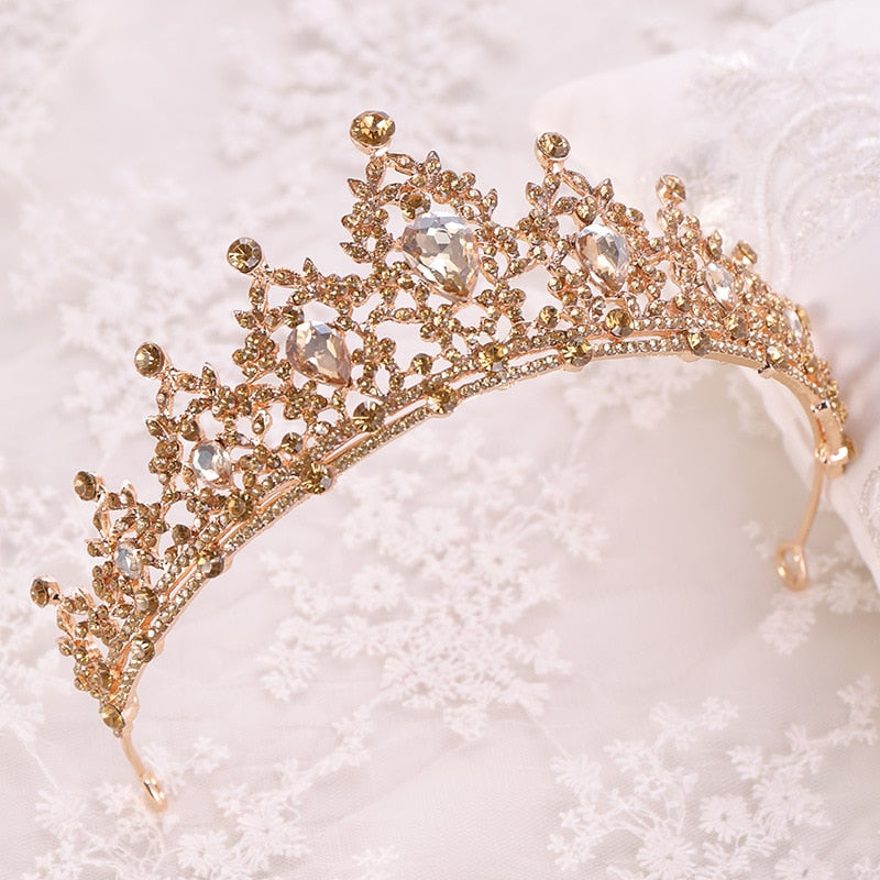 Baroque Queen/Princess Crystal Tiaras