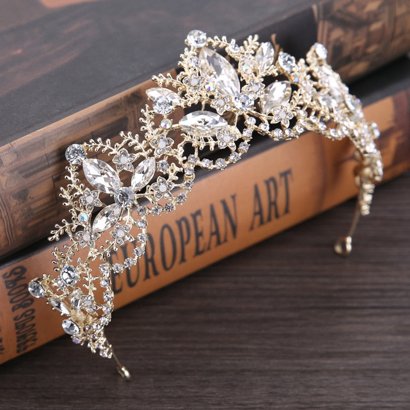 Baroque Queen/Princess Crystal Tiaras