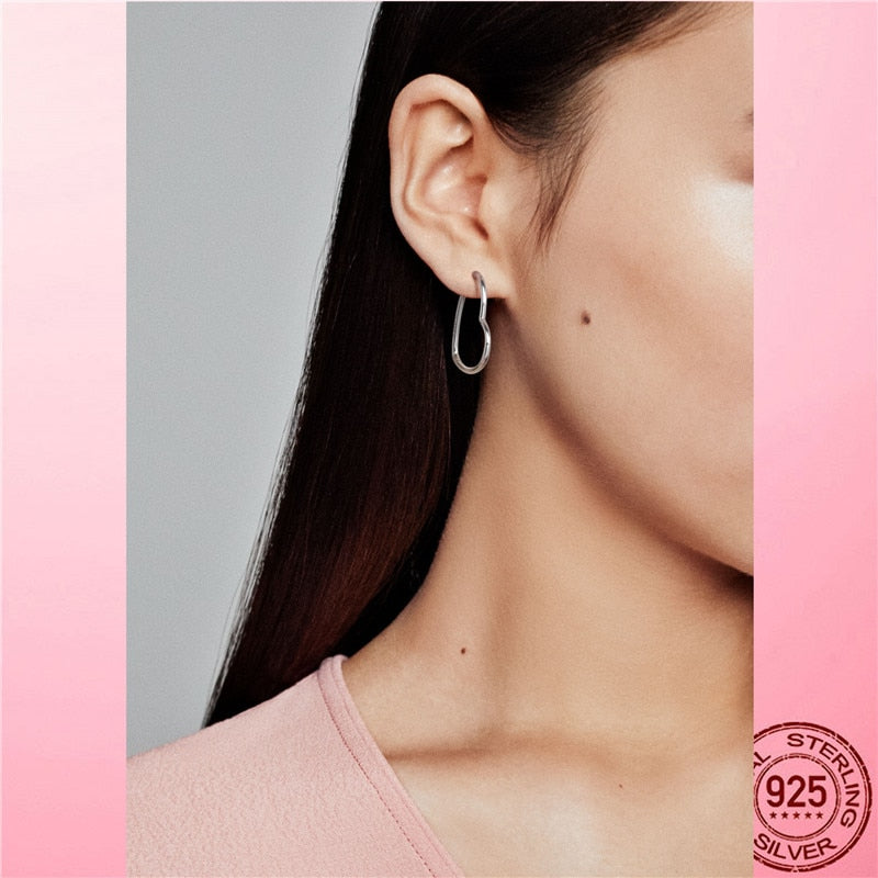 Asymmetrical Fashion Hoop Earrings